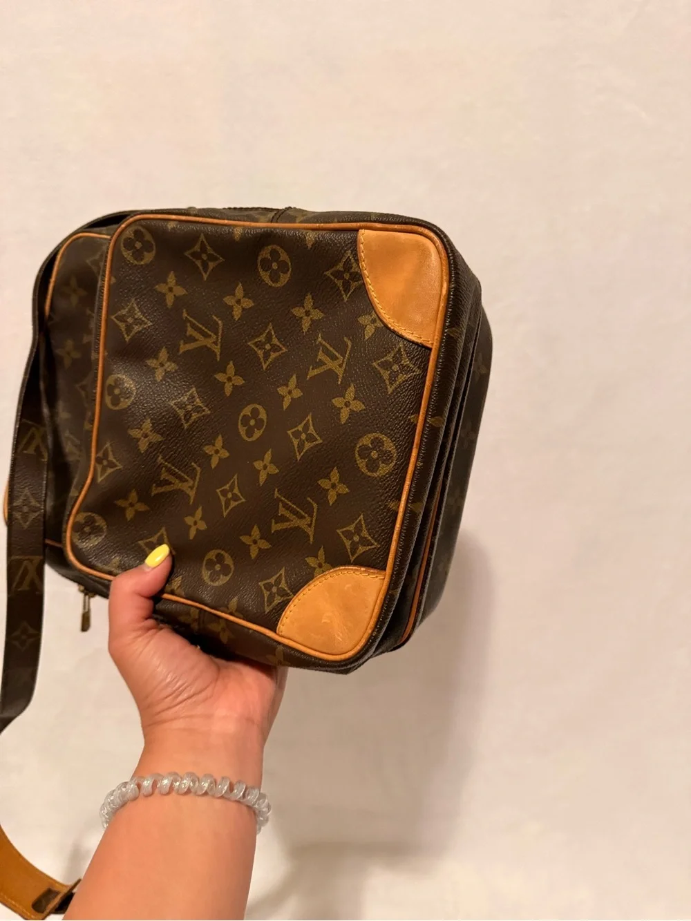 Louis Vuitton Amazone Shoulder Bag GM Brown Canvas 881 TH